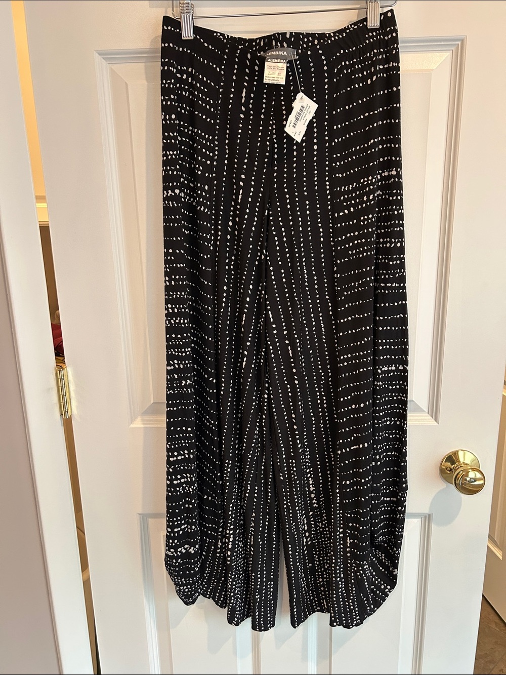 Alembika Speckled PuntoWide Leg Palazzo Pants Size 1. NWT